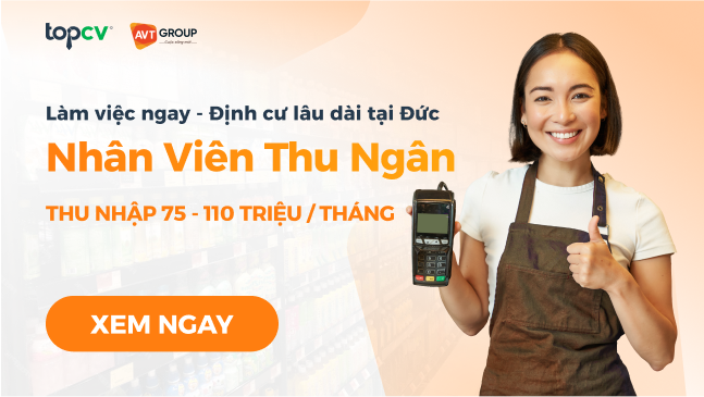 Khám phá cơ hội du học nghề Đức vị trí Nhân viên thu ngân